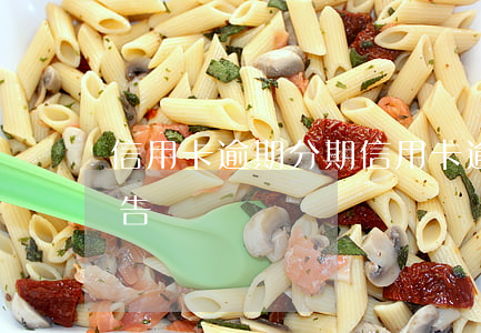 信用卡 逾期 分期（信用卡逾期協商分期征信報告）
