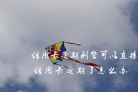 信用卡逾期刑警可以直接抓人吗(本人被刑拘信用卡逾期了怎么办)