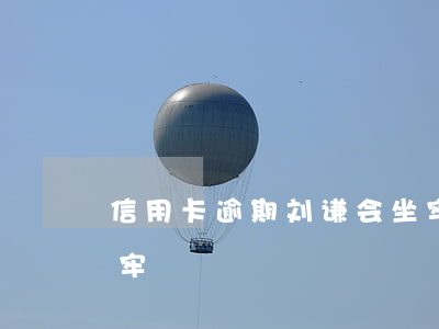信用卡逾期刘谦会坐牢(信用卡逾期刘谦会坐牢)