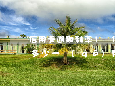 信用卡逾期利率1萬(信用卡1萬元逾期利息多少一個(gè)月)