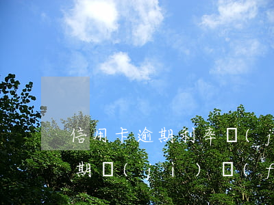 信用卡逾期利率計(jì)算方式(信用卡逾期計(jì)費(fèi)方式)