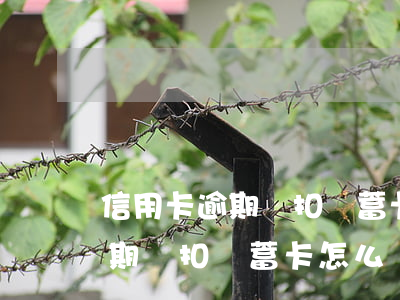 信用卡逾期劃扣儲蓄卡怎么處理-信用卡逾期劃扣儲蓄卡怎么處理的