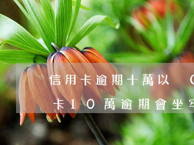 信用卡逾期十萬以內(nèi)怎么辦(信用卡10萬逾期會坐牢嗎)