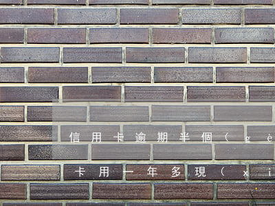 信用卡逾期半個(gè)月以上代還(我信用卡用一年多現(xiàn)在逾期半年)