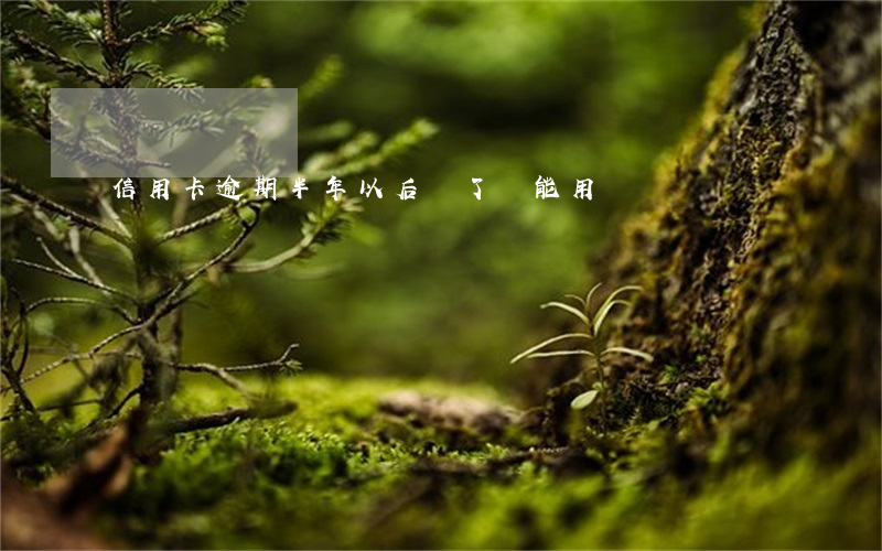 信用卡逾期半年以后還了還能用嗎