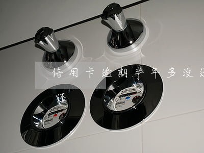信用卡逾期半年多没还(信用卡逾期半年多没还)