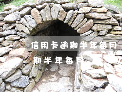 信用卡逾期半年每月還1000-信用卡逾期半年每月還1000多正常嗎