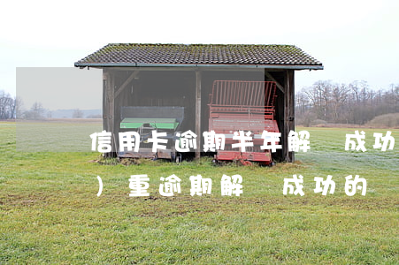 信用卡逾期半年解凍成功(信用卡嚴(yán)重逾期解凍成功的)