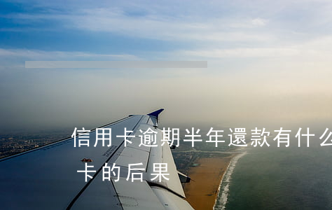 信用卡逾期半年還款有什么后果 逾期還信用卡的后果
