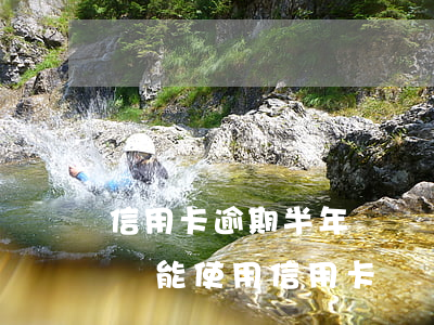 信用卡逾期半年還錢還能使用嗎(逾期還清后還能使用信用卡嗎)