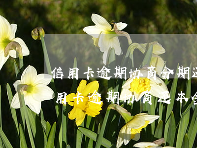 信用卡逾期协商分期还款书怎么写(如何写信用卡逾期协商还本金情况说明书)