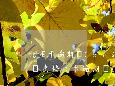 信用卡逾期協(xié)商只還全額本金(有沒有信用卡逾期協(xié)商還本金成功了的)