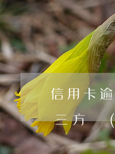 信用卡逾期協(xié)商的最佳時間(跟第三方協(xié)商還逾期信用卡應該注意那些方面的問題)
