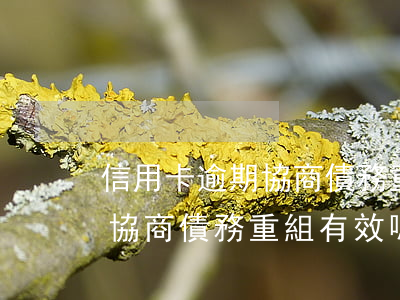 信用卡逾期協商債務重組有效嗎(信用卡逾期協商債務重組有效嗎知乎)