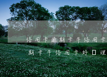 信用卡逾期卡牛信用卡好辦理嗎-信用卡逾期卡牛信用卡好辦理嗎