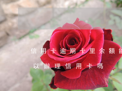 信用卡逾期卡里余額能不能用(有過逾期的可以辦理信用卡嗎)