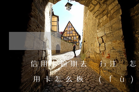 信用卡逾期去銀行注銷怎么辦(逾期停用的信用卡怎么恢復(fù))