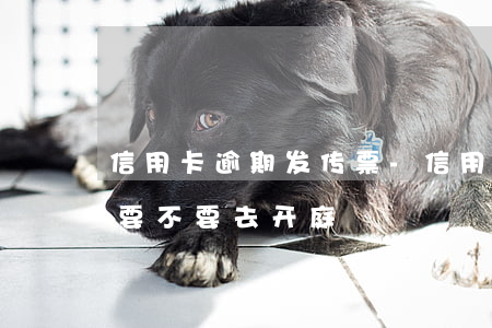 信用卡逾期发传票-信用卡逾期发传票下来要不要去开庭