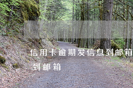 信用卡逾期发信息到邮箱(信用卡逾期发信息到邮箱)