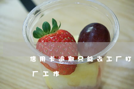 信用卡逾期只能去工厂打工(欠信用卡还能进厂工作)