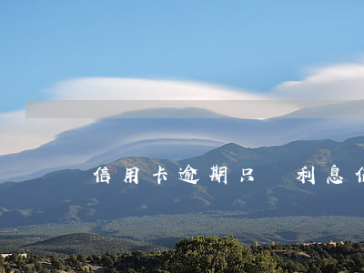 信用卡逾期只還利息(信用卡逾期只還利息)