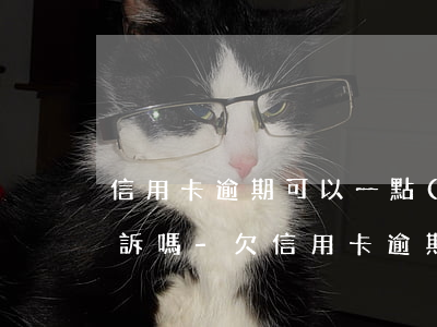 信用卡逾期可以一點(diǎn)還不被起訴嗎-欠信用卡逾期可以只還本金嗎