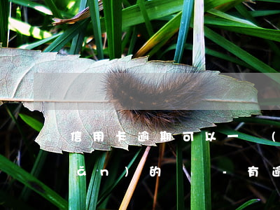 信用卡逾期可以一點(diǎn)點(diǎn)的還嗎-有逾期能過的信用卡