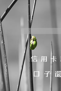 信用卡逾期可以下款的大額口子(逾期有什么口子還能下)