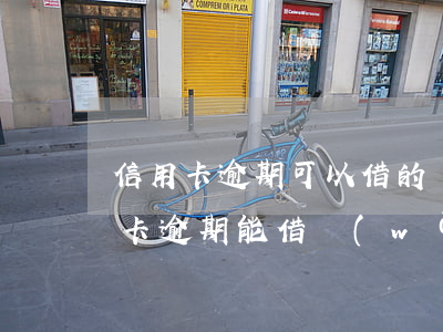 信用卡逾期可以借的網(wǎng)貸(信用卡逾期能借網(wǎng)貸嗎)