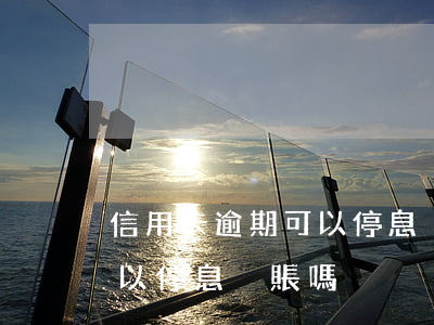 信用卡逾期可以停息掛賬嗎-信用卡逾期可以停息掛賬嗎?