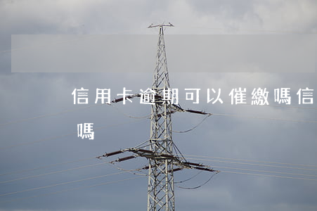 信用卡逾期可以催繳嗎 信用卡逾期可以催繳嗎