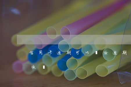 信用卡逾期可以刪除(逾期停用的信用卡怎么恢復)