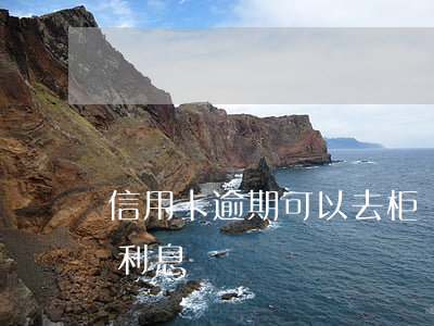 信用卡逾期可以去柜臺談利息嘛(信用卡 逾期利息)
