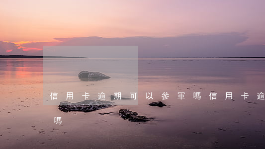 信用卡逾期可以參軍嗎(信用卡逾期可以參軍嗎)