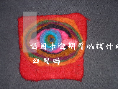 信用卡逾期可以找什么工作(信用卡逾期会找公司吗)