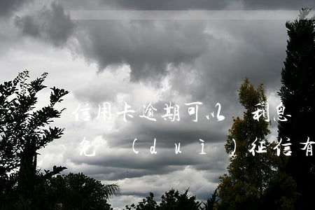 信用卡逾期可以減利息嗎(信用卡逾期利息減免對(duì)征信有影響嗎)