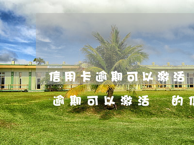 信用卡逾期可以激活別的信用卡嗎-信用卡逾期可以激活別的信用卡嗎安全嗎