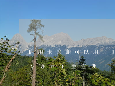 信用卡逾期可以用叮叮嗎(什么叫信用卡嚴(yán)重逾期)