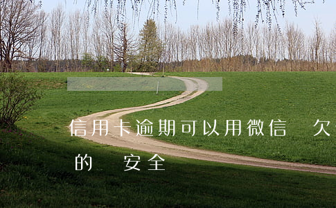 信用卡逾期可以用微信嗎 欠信用卡逾期微信的錢安全嗎