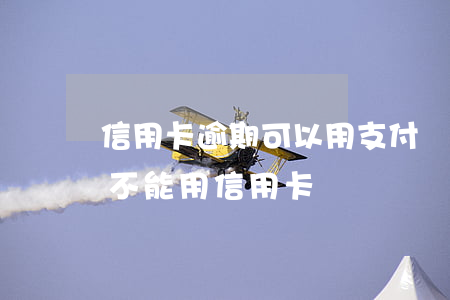 信用卡逾期可以用支付寶嗎(最近支付寶付款不能用信用卡)