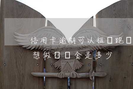 信用卡逾期可以租車跑貨拉拉(貨拉拉租車不想做違約金是多少)