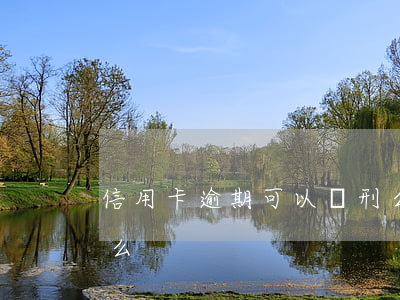 信用卡逾期可以緩刑么(信用卡逾期可以緩刑么)