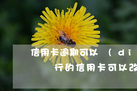 信用卡逾期可以調(diào)賬單日嗎(哪個銀行的信用卡可以改賬單日)