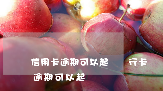 信用卡逾期可以起訴銀行卡嗎(別人用信用卡逾期可以起訴嗎)