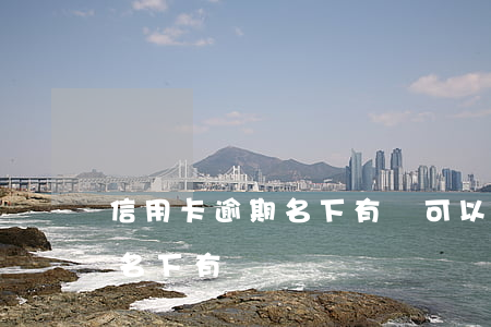 信用卡逾期名下有車可以貸款嗎（信用卡逾期名下有車）