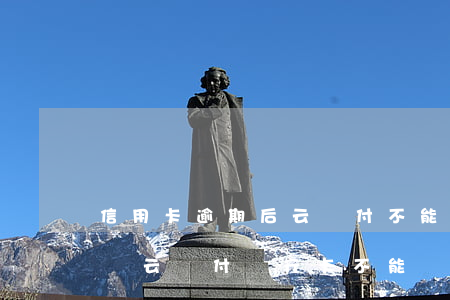 信用卡逾期后云閃付不能轉(zhuǎn)賬(云閃付銀行卡不能轉(zhuǎn)賬)