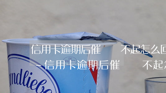 信用卡逾期后催債還不起怎么回復(fù)-信用卡逾期后催債還不起怎么回復(fù)對(duì)方