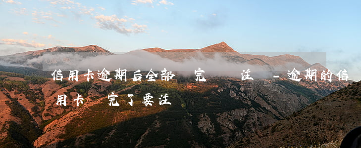 信用卡逾期后全部還完飯沒注銷-逾期的信用卡還完了要注銷嗎