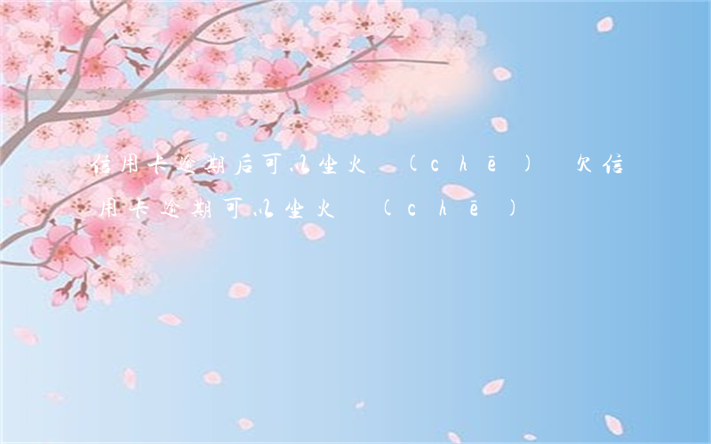 信用卡逾期后可以坐火車(chē)嗎(欠信用卡逾期可以坐火車(chē)嗎)