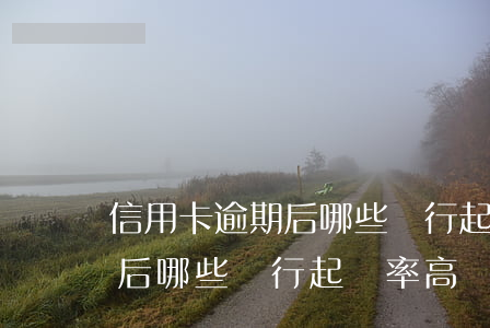 信用卡逾期后哪些銀行起訴率高（信用卡逾期后哪些銀行起訴率高）